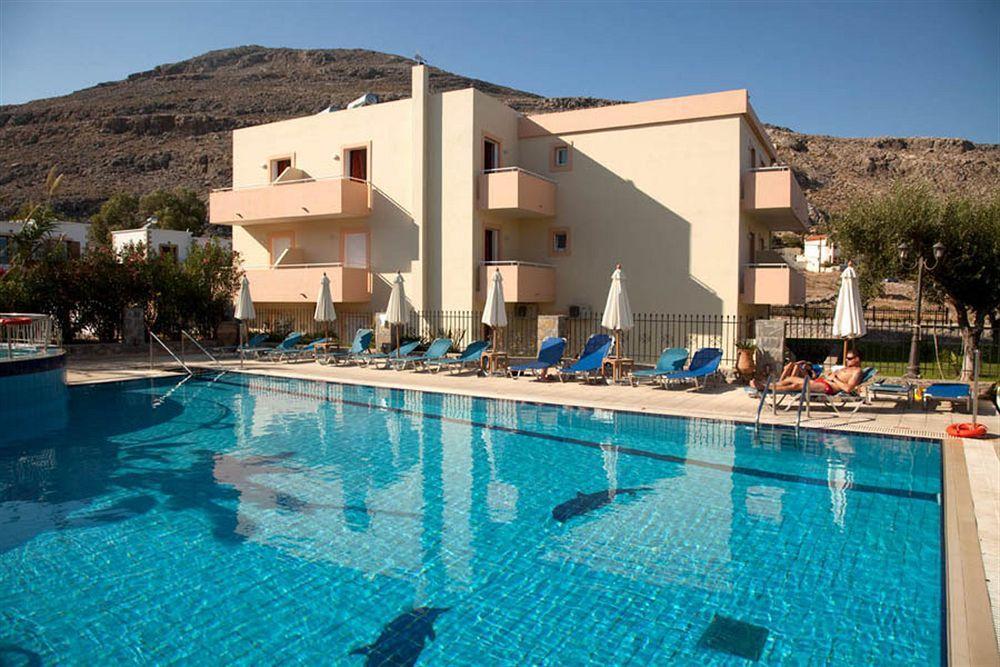 Lindos Blue Sky Apart otel Dış mekan fotoğraf